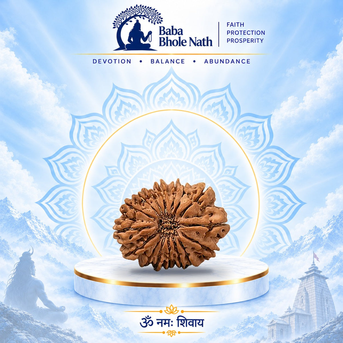 16 Mukhi Rudraksha Original Loose Bead (Nepali)