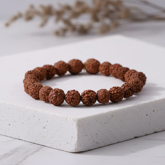5 Mukhi Rudraksha Bracelet Original Nepal Bead (Certified)