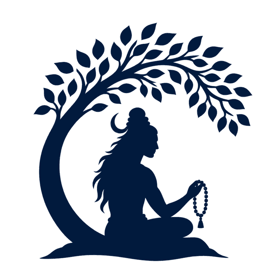 Shiva meditating under a tree, Baba Bhole Nath