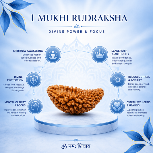 1 Mukhi Rudraksha Original Loose Bead (Rameshwaram)