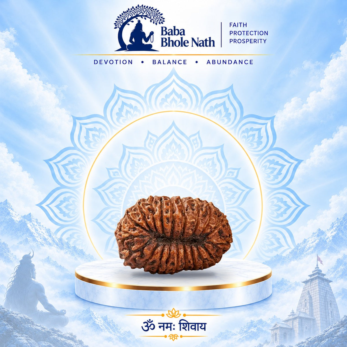 20 Mukhi Rudraksha Original Loose Bead (Nepali)