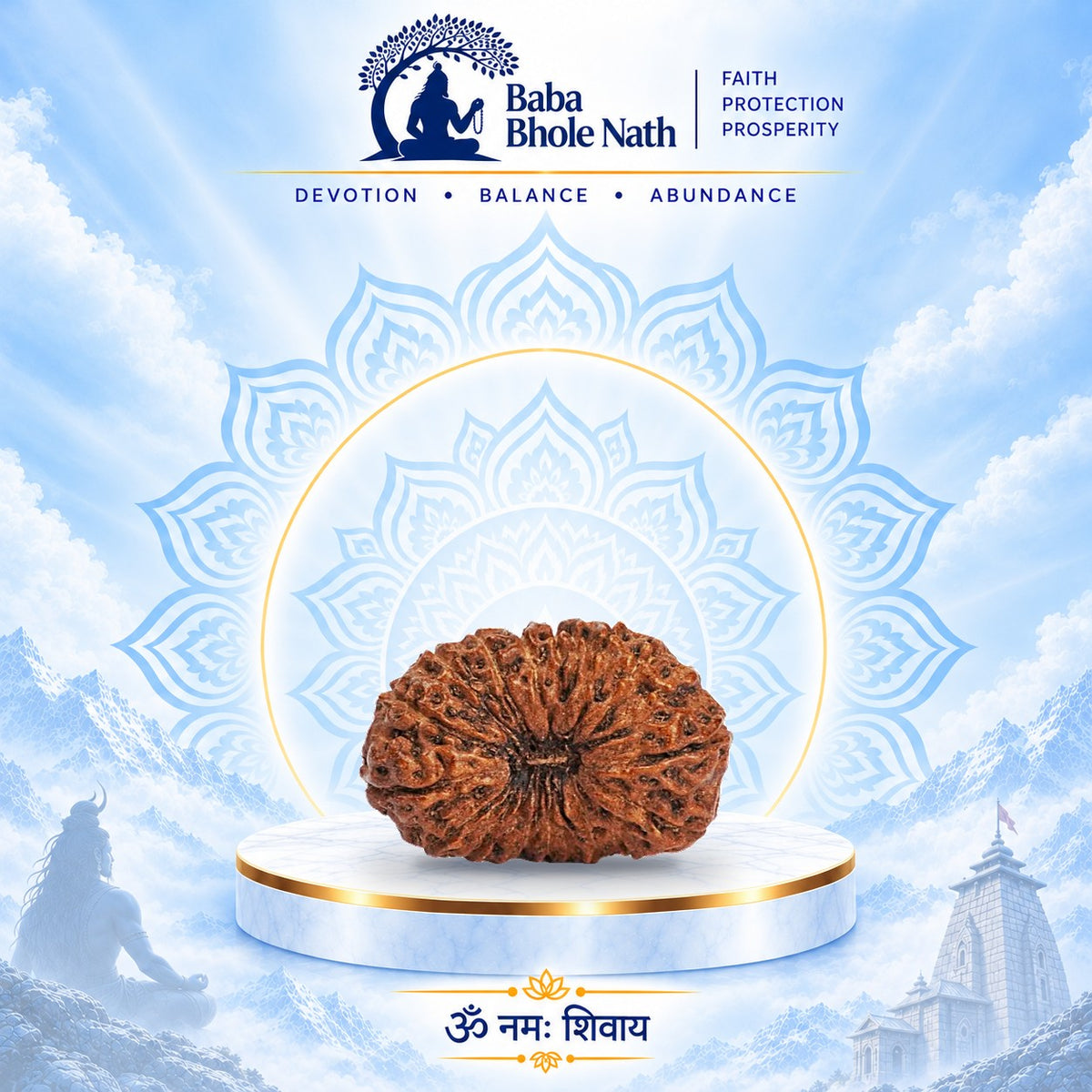 20 Mukhi Rudraksha Original Loose Bead (Nepali)