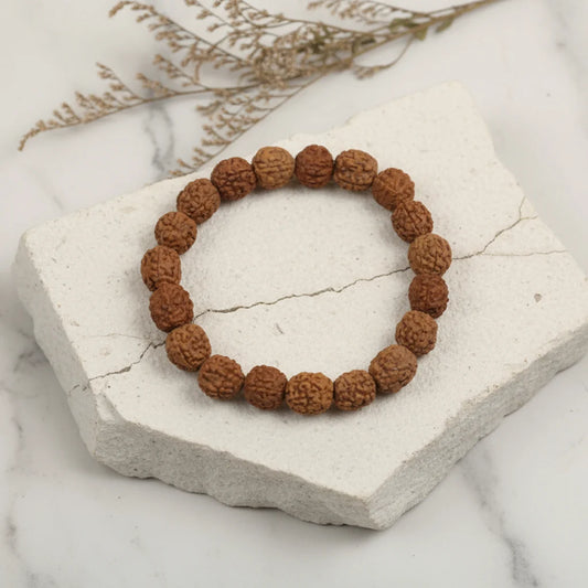 5 Mukhi Rudraksha Bracelet Original Nepal Bead (Certified)