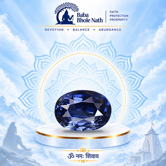 Blue Sapphire (Neelam) Stone | Baba Bhole Nath