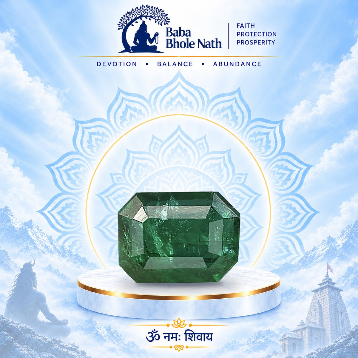 Emerald (Panna) Stone | Baba Bhole Nath