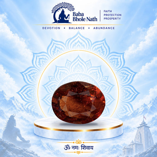 Gomed (Hessonite) Stone | Baba Bhole Nath
