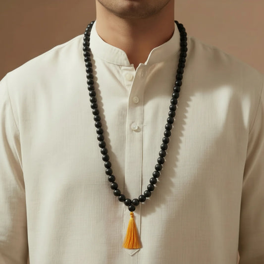 Karungali Malai 108 Beads Original Ebony Wood Japa Mala